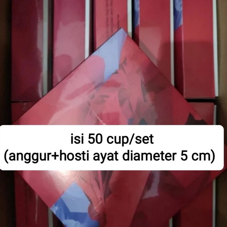 KODE A63A Anggur Perjamuan  Hosti Ayat Merk Manna