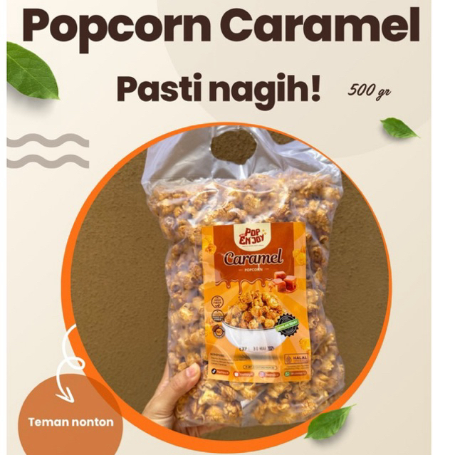

Popcorn Caramel | Popcorn Asin 500 gr mirip xxi enak dan murah