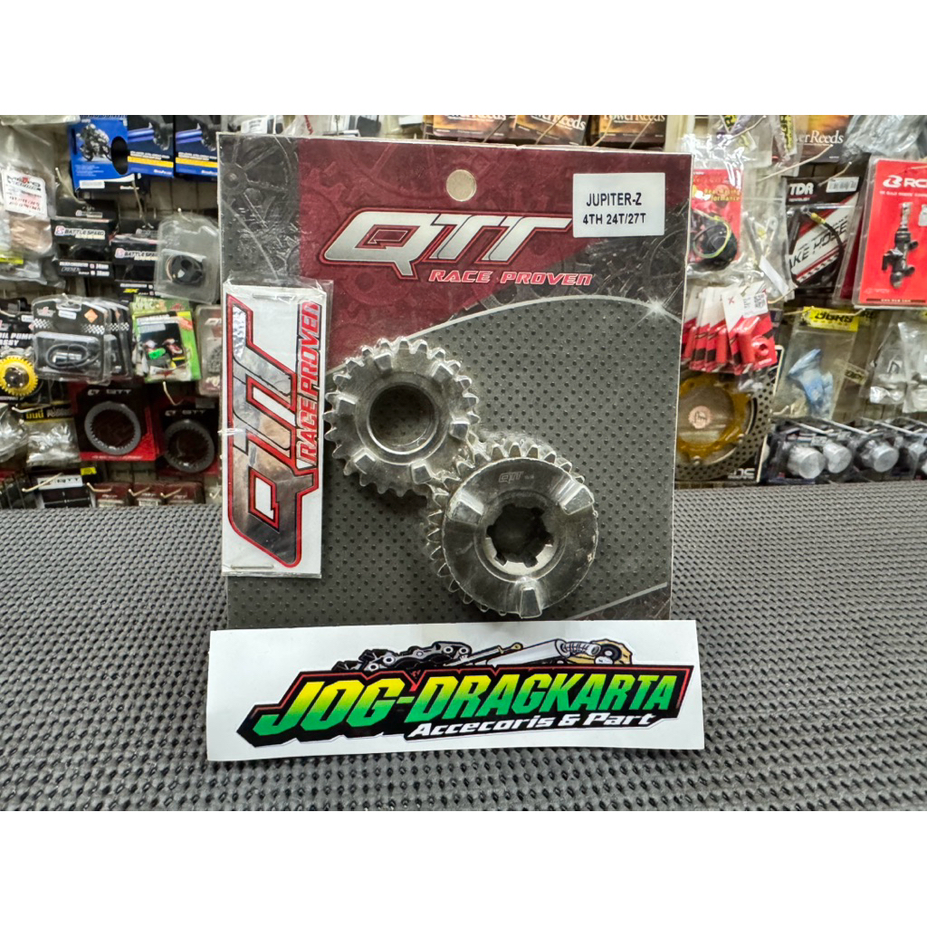 GEAR GIR RASIO QTT JUPITER Z GIGI 4 24/27 ORIGINAL QTT RACING