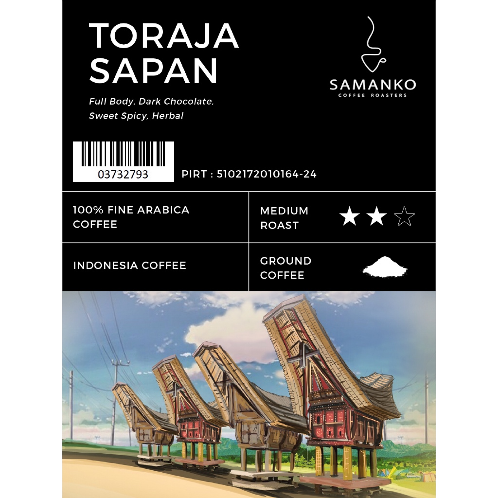 

Toraja Sapan Arabica Espresso Roast