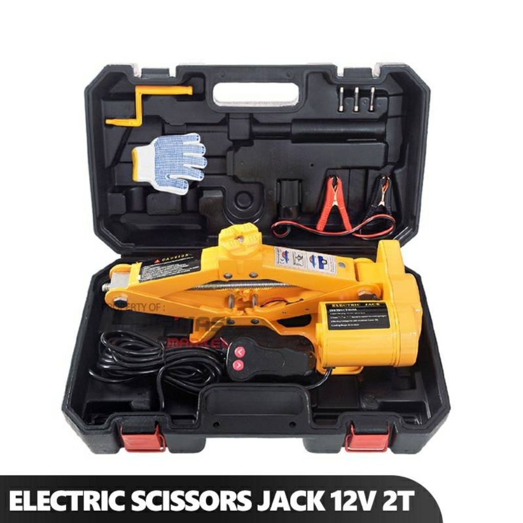 DONGKRAK MOBIL ELECTRIC HYDRAULIC JACK ELEKTRIK 2 TON + PEMBUKA BAUT