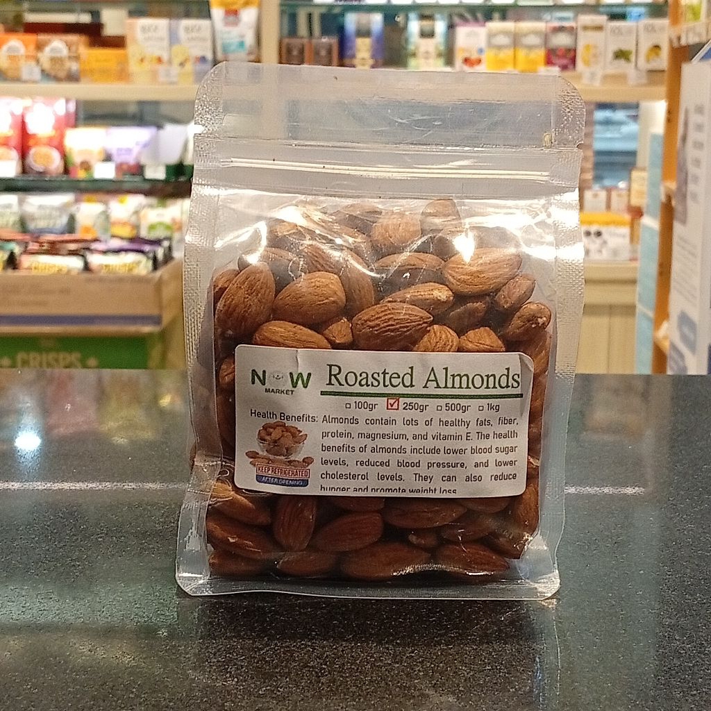 

Roasted Almonds by NOW 250g