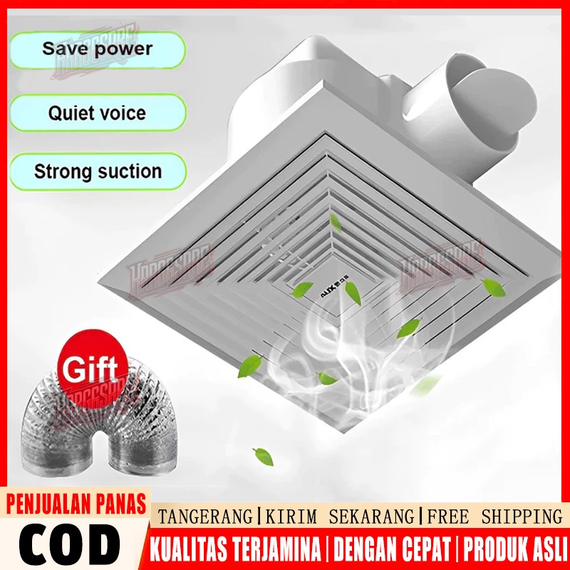 Exhaust Fan Dinding 6/8/10/12 Inch Kipas Dapur / Wall Duct Fan / Kipas Exhaust Ventilasi Dinding / B