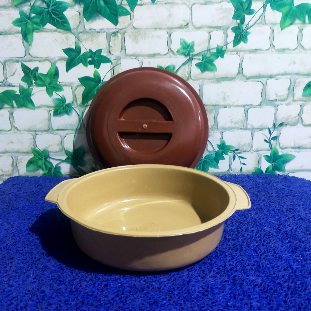 SET (ISI 10 PCS) MANGKOK SAYUR BULAT TUTUP/ SUP / SAYUR / NASI / MIE / MANGKOK MANGKUK PLASTIK BULAT