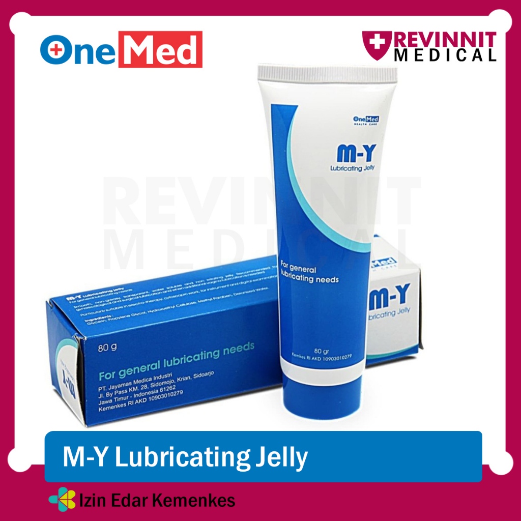 MY Jelly Gel Lubricant Jel Lubrikasi OneMed 80 gram OM / Lubricant