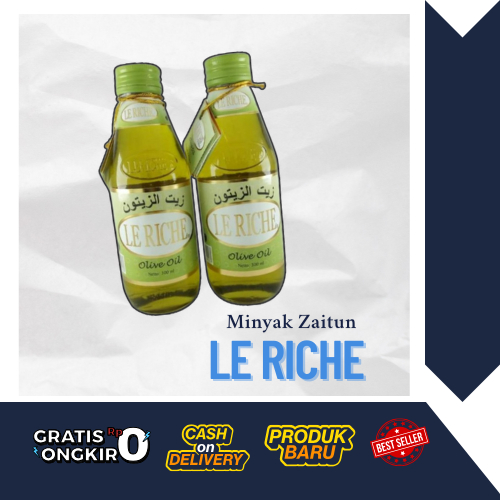

MINYAK ZAITUN LE RICHE OLIVE OIL 300ML BISA UNTUK DI MINUM DAN MASAK