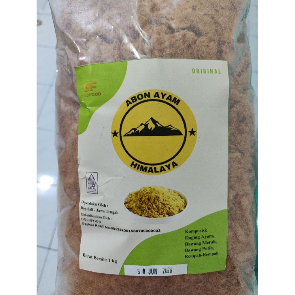 

Abon Ayam Original Himalaya 1kg