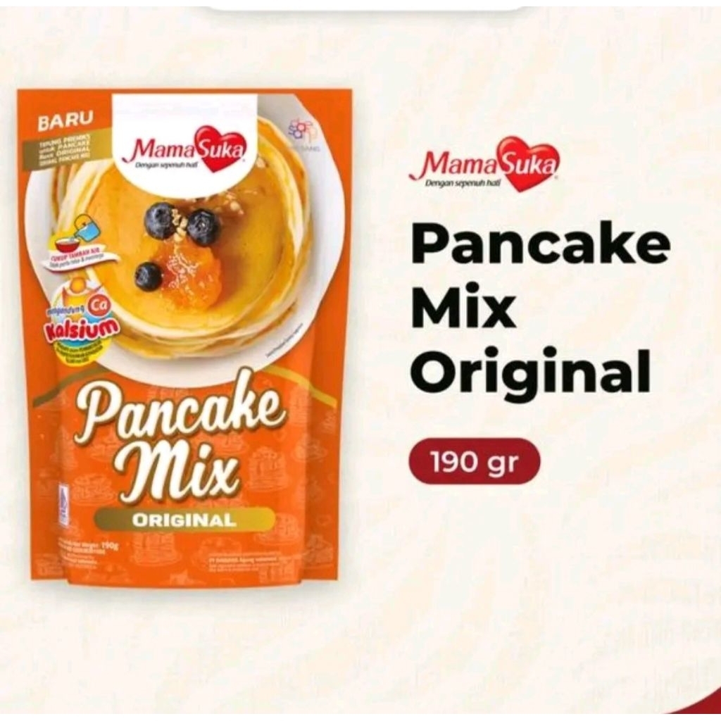 

OBRAL MURAH Mamasuka Pancake Mix Original 190gr 190