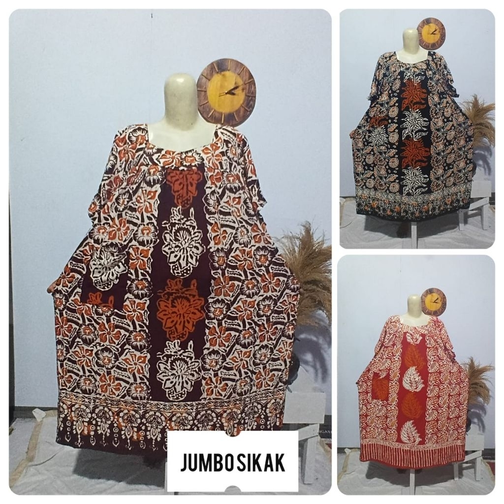 DASTER BATIK CETAK BL SOLO JUMBO LD 150-160