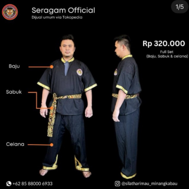 Seragam Silat Harimau Minangkabau