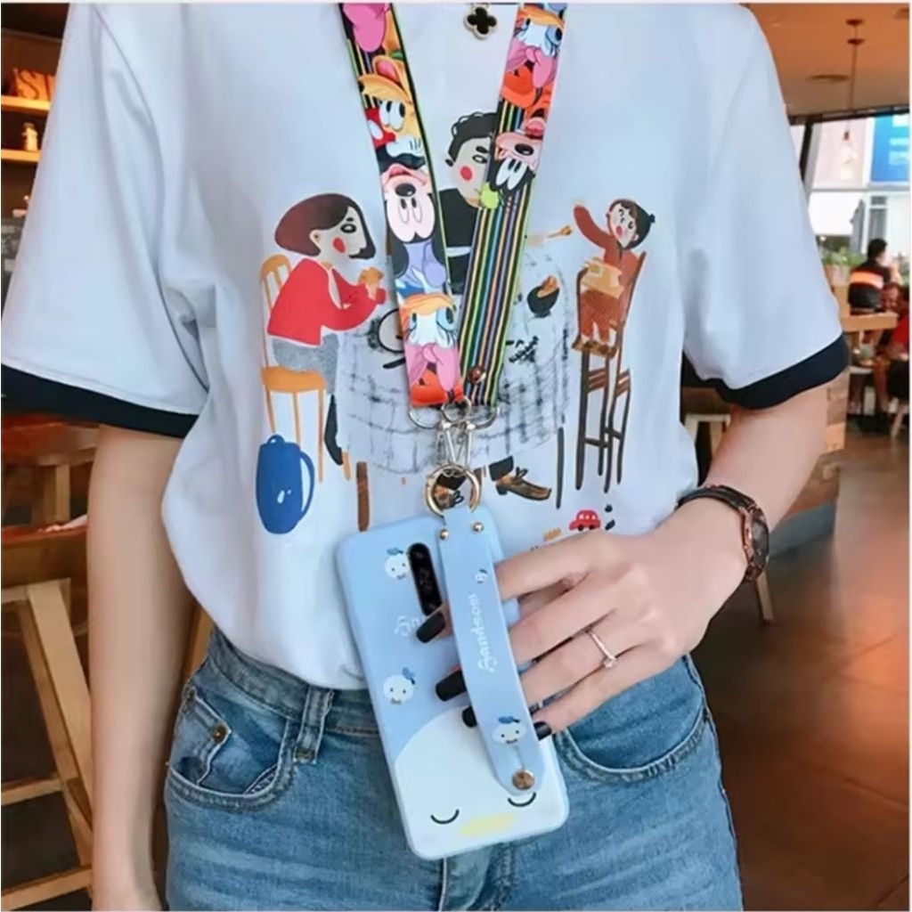 

shoppinghappyid Lanyard Handphone HP Tali Tas Kawaii