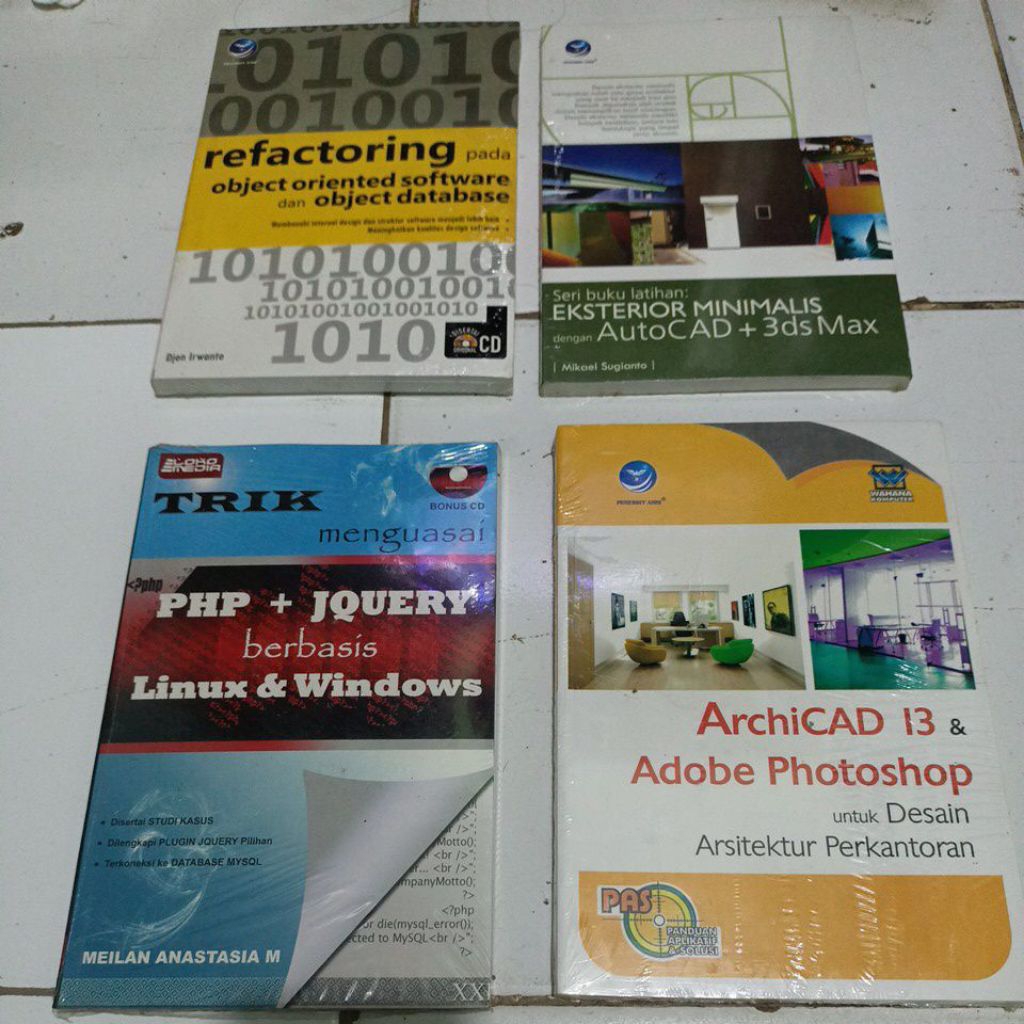 BUKU KRISTEN HOLY BIBLE, Buku komputer Menguasai PHP + JQUERY berbasis Linux & windows. Seri buku la