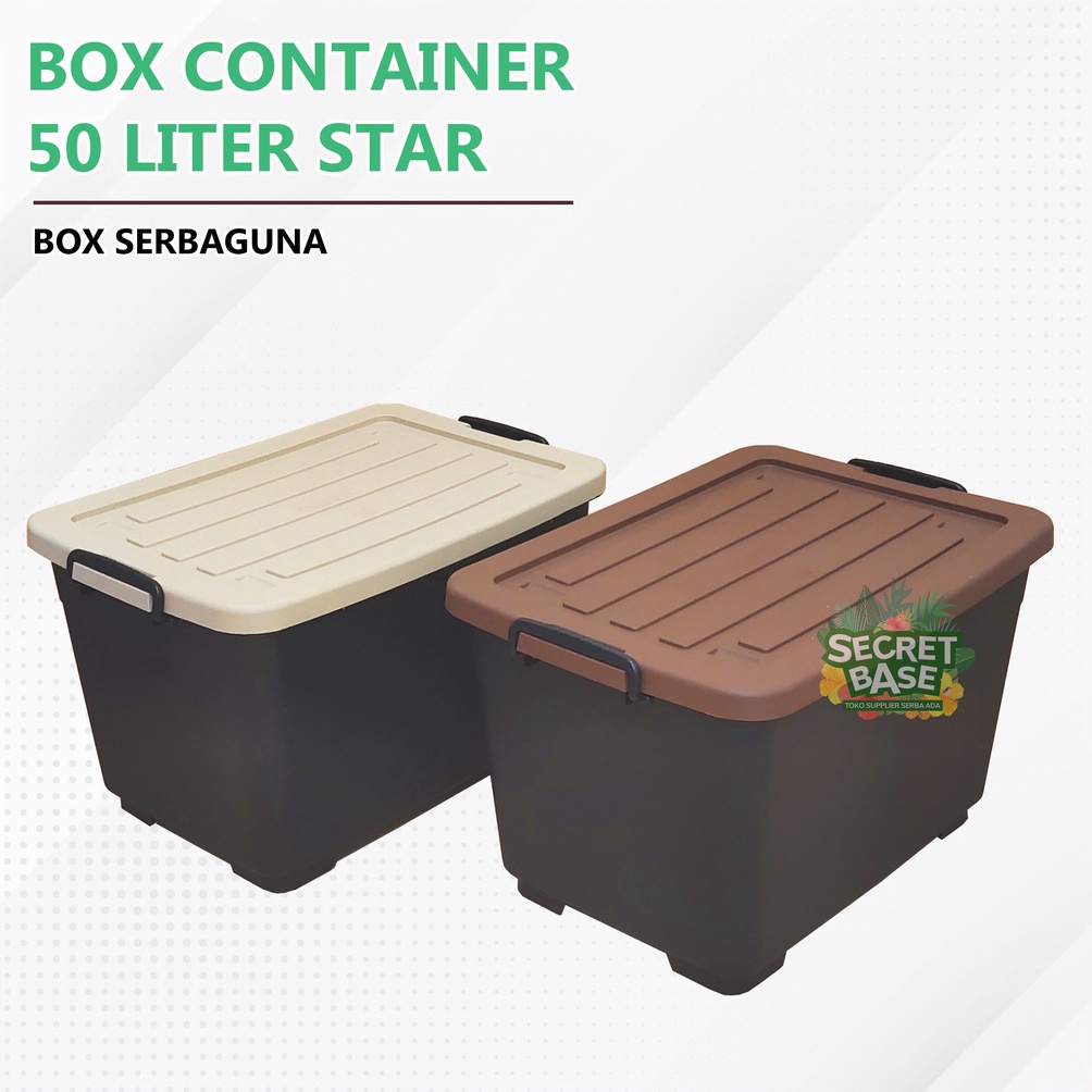KODE D86J BOX STAR 5 LITER  RODA  Kontainer Box Plastik  Container Box