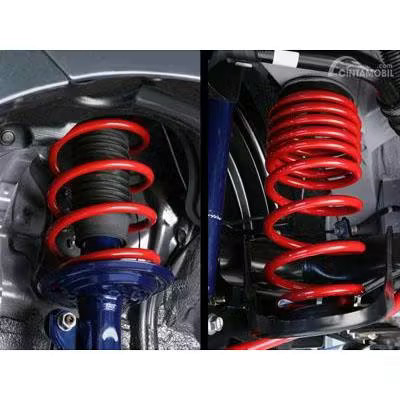 lowering kit / per ceper hsr Toyota Yaris/Vios Spring Custem Mobil