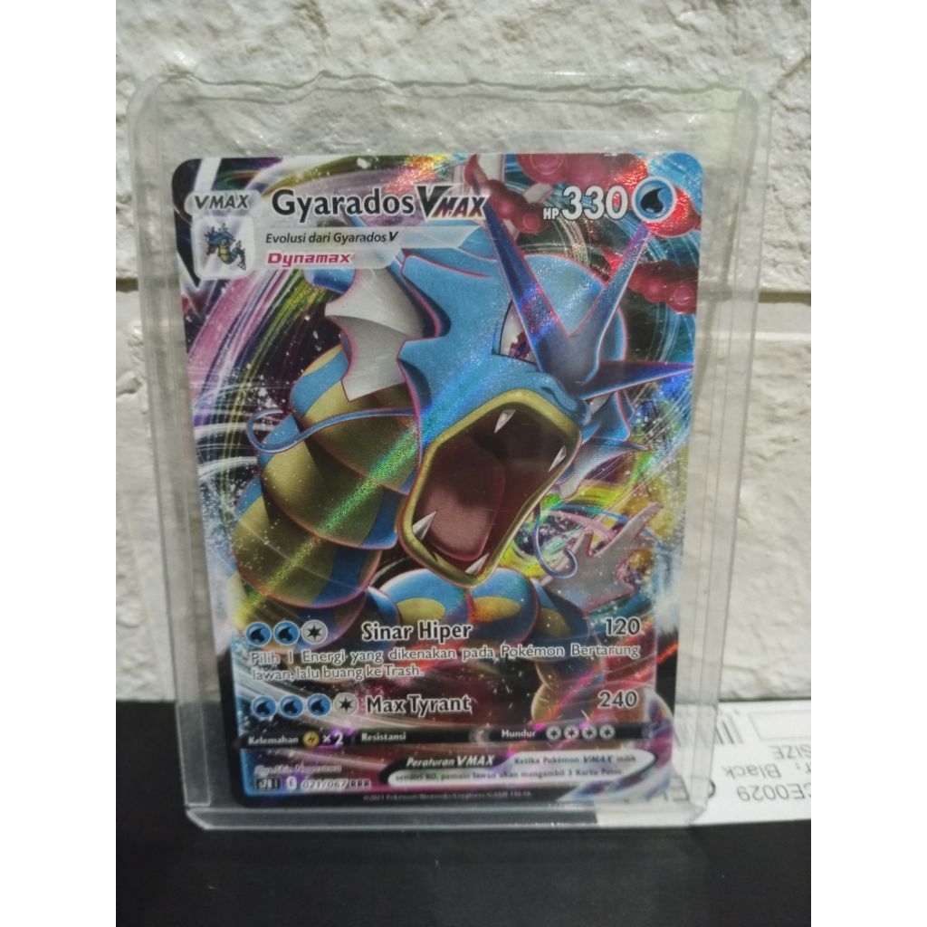 kartu pokemon gyarados Vmax RRR