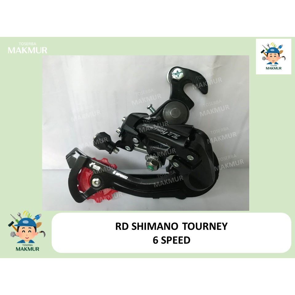 RD REAR DERAILLEUR TOURNEY TZ 6 SPEED / BLEYER OPERAN BELAKANG SHIMANO