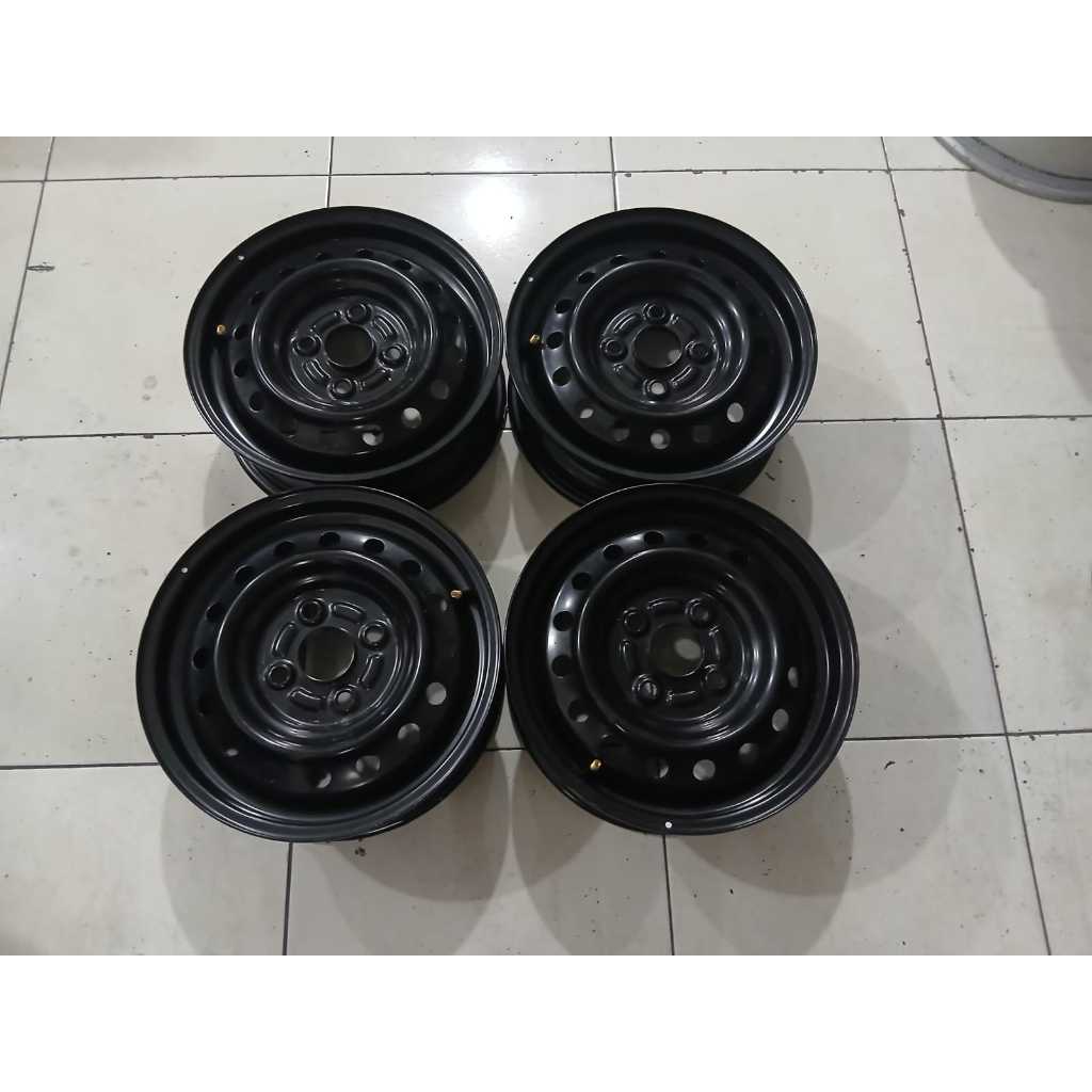 VELG MOBIL MURAH KALENG RING 13 LUBANG BAUT PCD 4X100