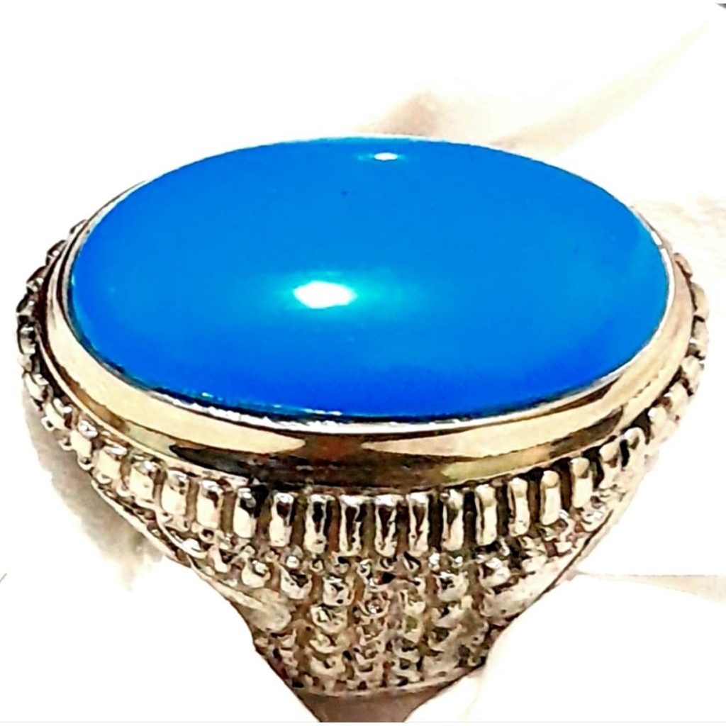 Pirus Persia Royal Blue polosan HQ warna solid size jumbo kode 03