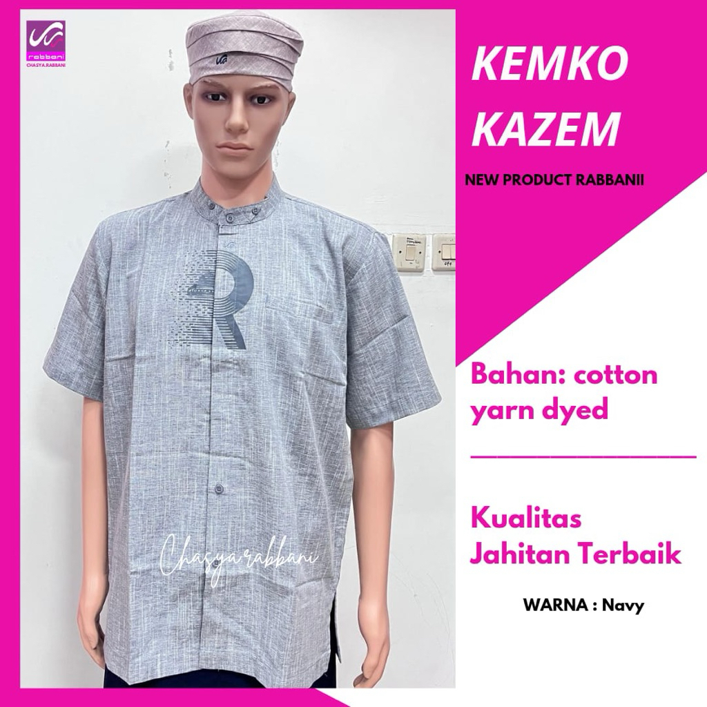 Rabbani - Kemko Kazem Lengan Pendek | Kemko Rabbani Original