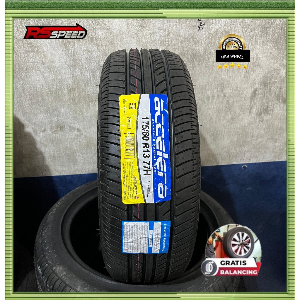 Ban Mobil 175 60 R13 Merek Accelera Gamma Ban Mobil Tubles Ring 13 175/60 r 13