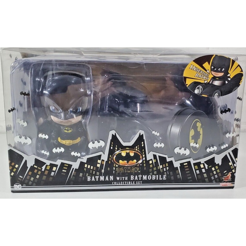 Hot Toys Cosbaby 710 Batman 1989 - Batman & Batmobile