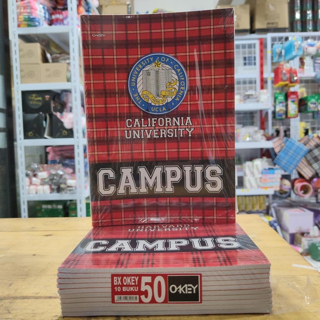 

NYBEBY26 1 PAK BUKU TULIS PANJANG BOXY CAMPUS ISI BUKU