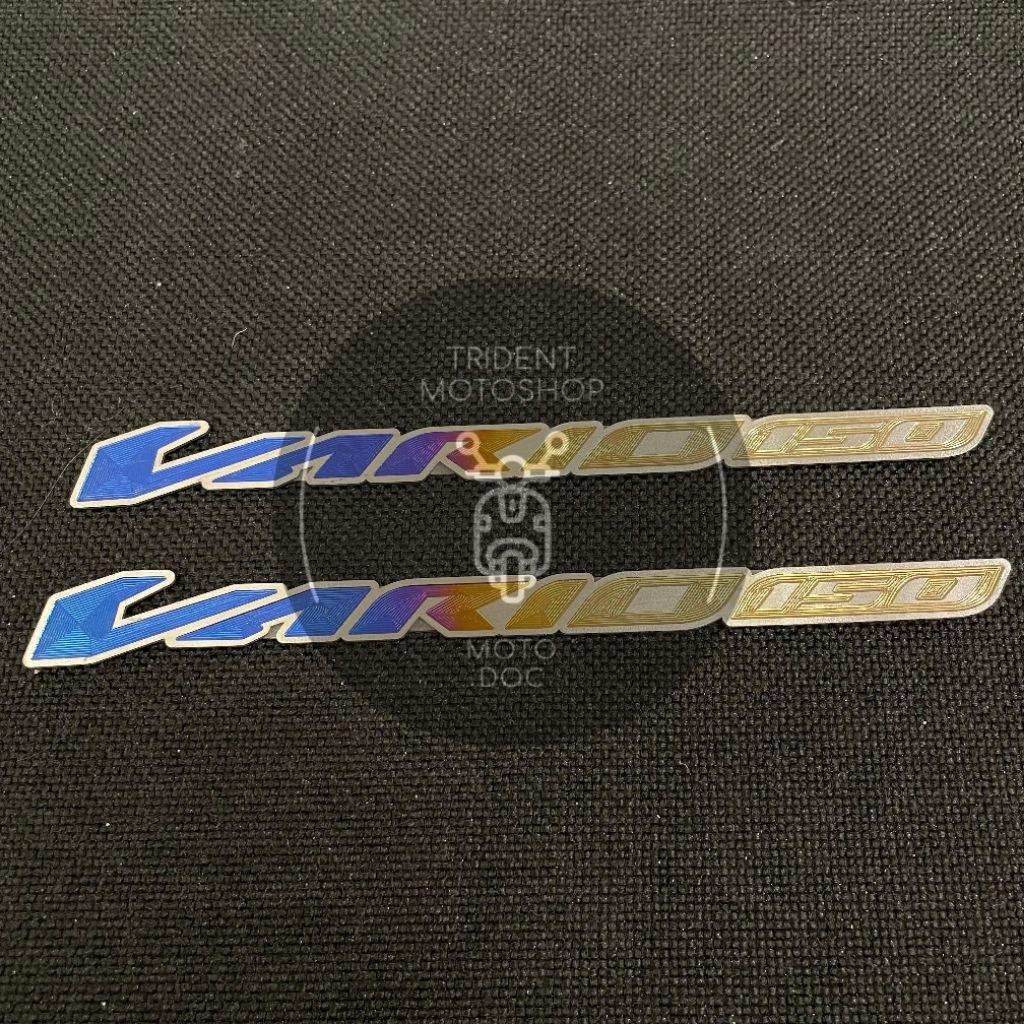 Emblem Logo body titanium Vario 150 1 set Original Vietnam