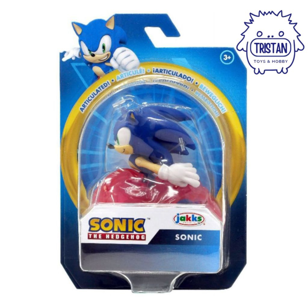 Jakks Modern Sonic The Hedgehog - Running Sonic 2,5 Inch Figure (Box Damage)