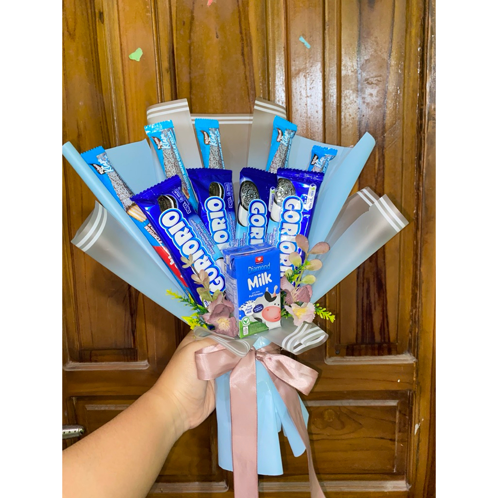 

BUKET JAJAN SNACK MURAH SIZE MEDIUM (BEBAS REQUEST/CUSTOM)