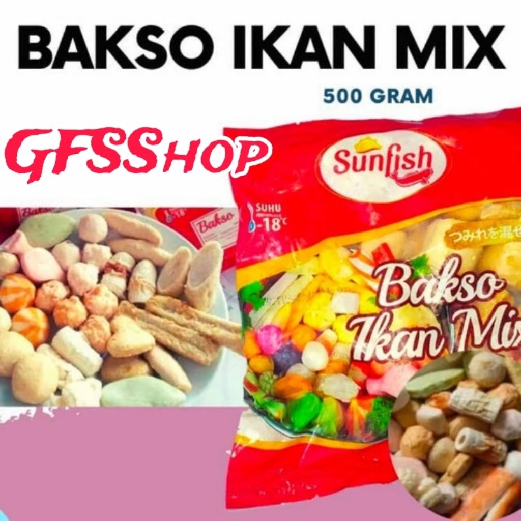 

Kode G. Sunfish bakso ikan mix 500gr