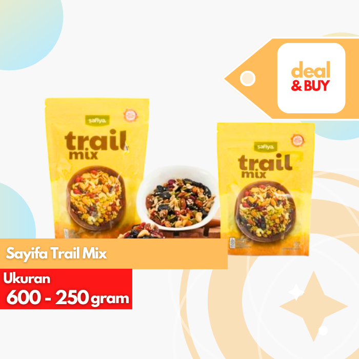 

Safiya Trail Mix Original - Premium Roasted Dried Fruit