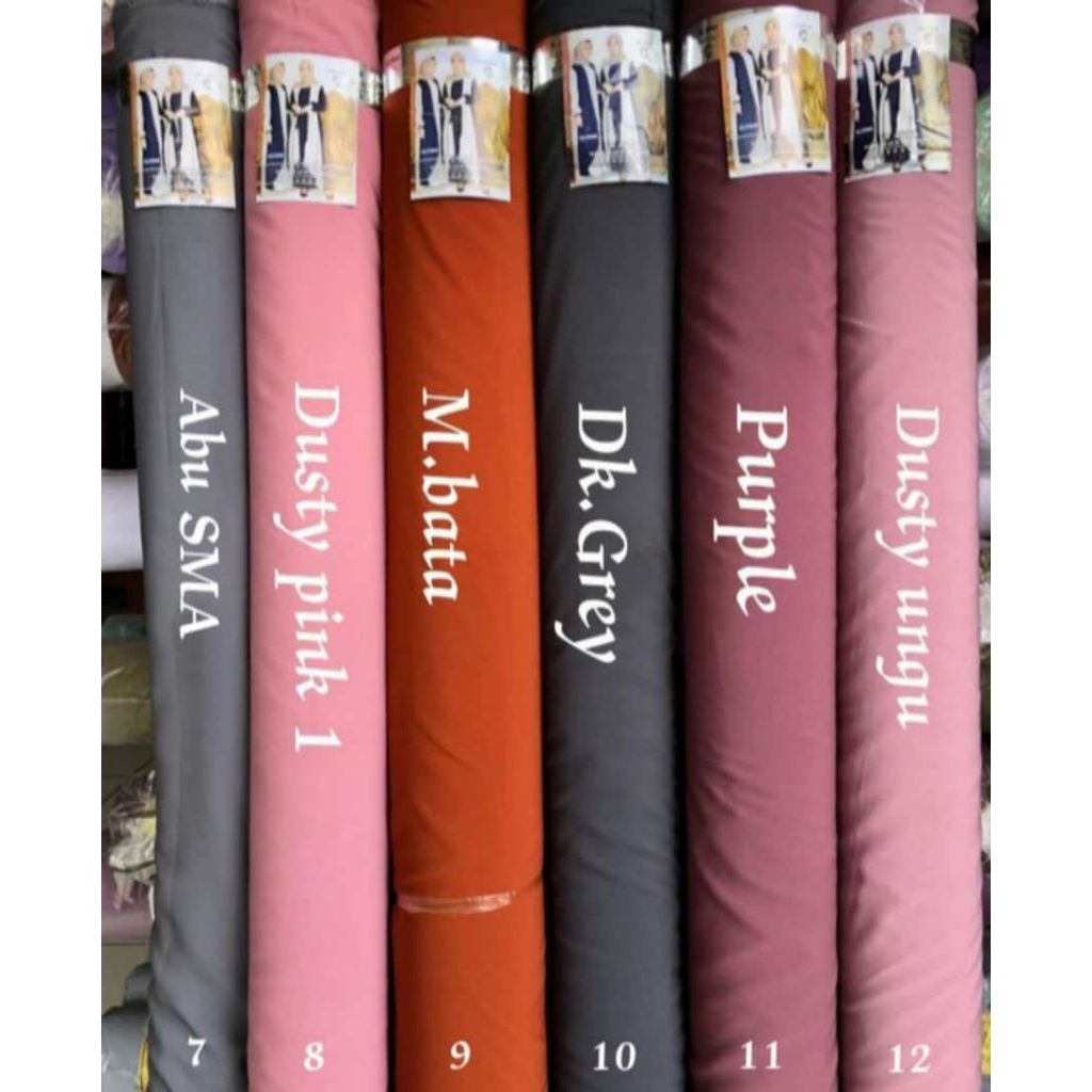 KAIN WOLFIS 1 ROLL 60 YARD EXLUSIF DIJAMIN LEMBUT  KAIN WOLPEACH 1 ROLL KAIN TERMURAH KAIN TERLARIS 