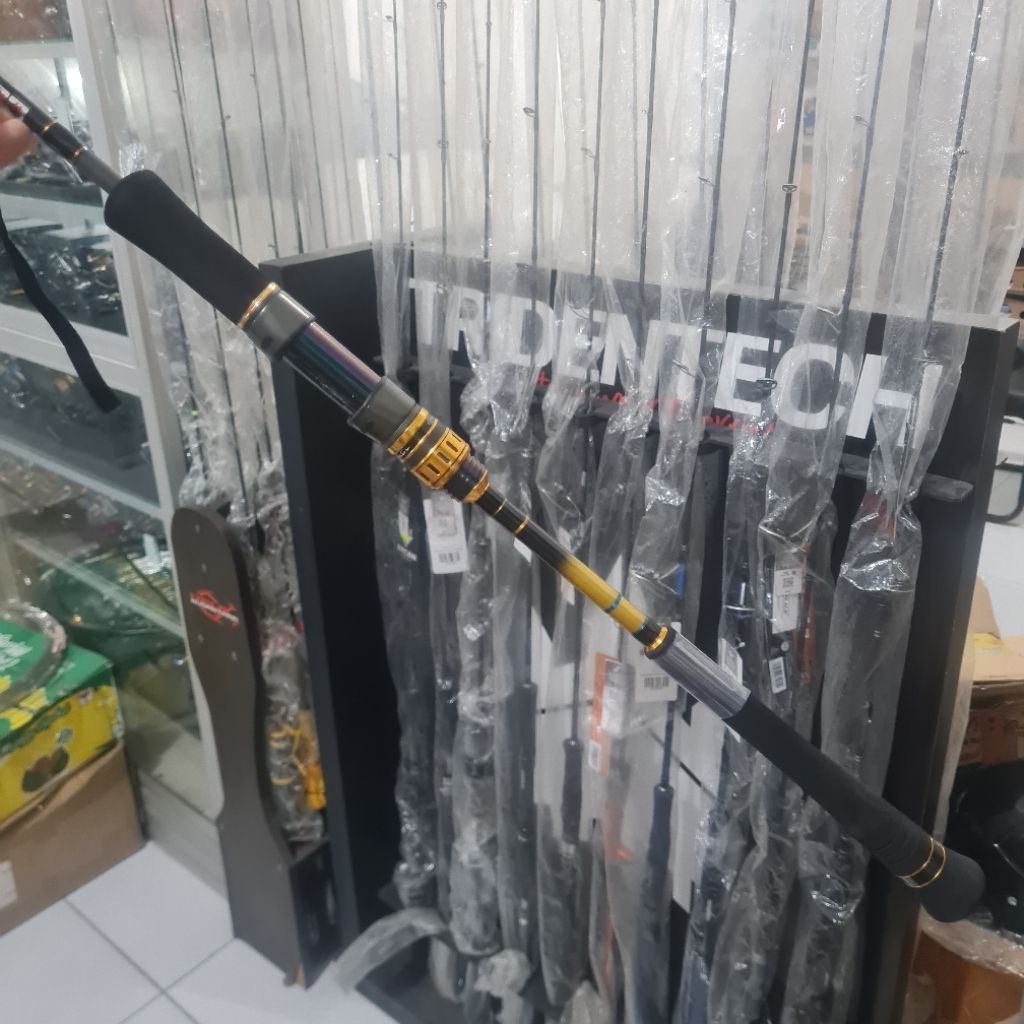 Joran Pancing Jigging Relix Nusantara Gindara Spinning PE 2.5 Up Locking Joran Jigging Slow Jigging