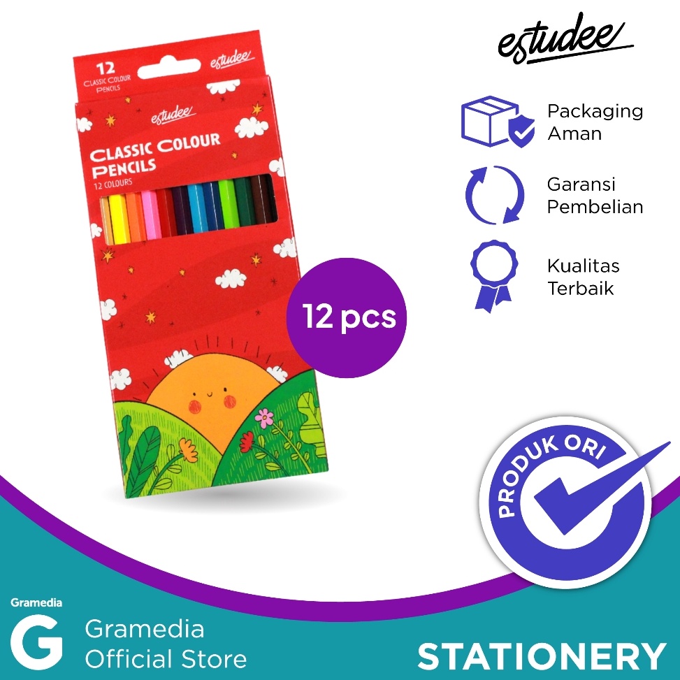 

KODE D45N Estudee Classic Color Pencil 12 EsPcl12