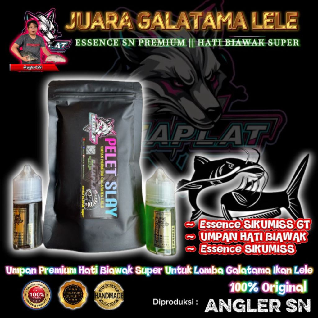 Umpan dan essence paket juara Galatama lele indukan, harga terjangkau dan kualitas premium, umpan ol