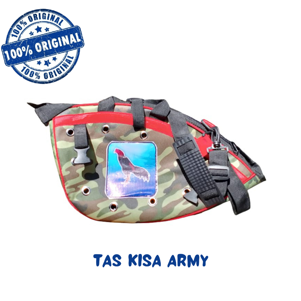 TAS KISO ARMY USA (LORENG) - tas kiso ayam