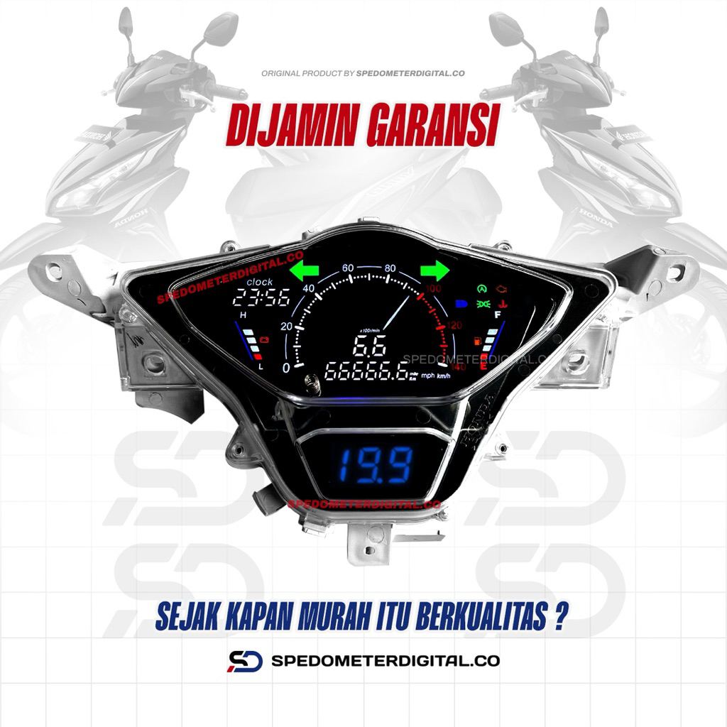 Spedometer Digital Vario 110 FI Esp / Speedometer Digital Vario 110 Fi ESP PNP