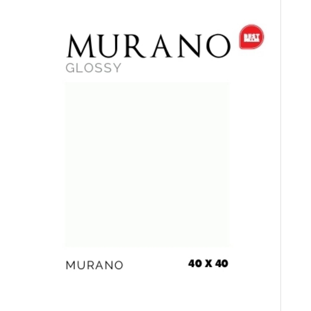 KERAMIK MEREK ASIA TILE TYPE MURANO UKURAN 40X40 GLOSSY