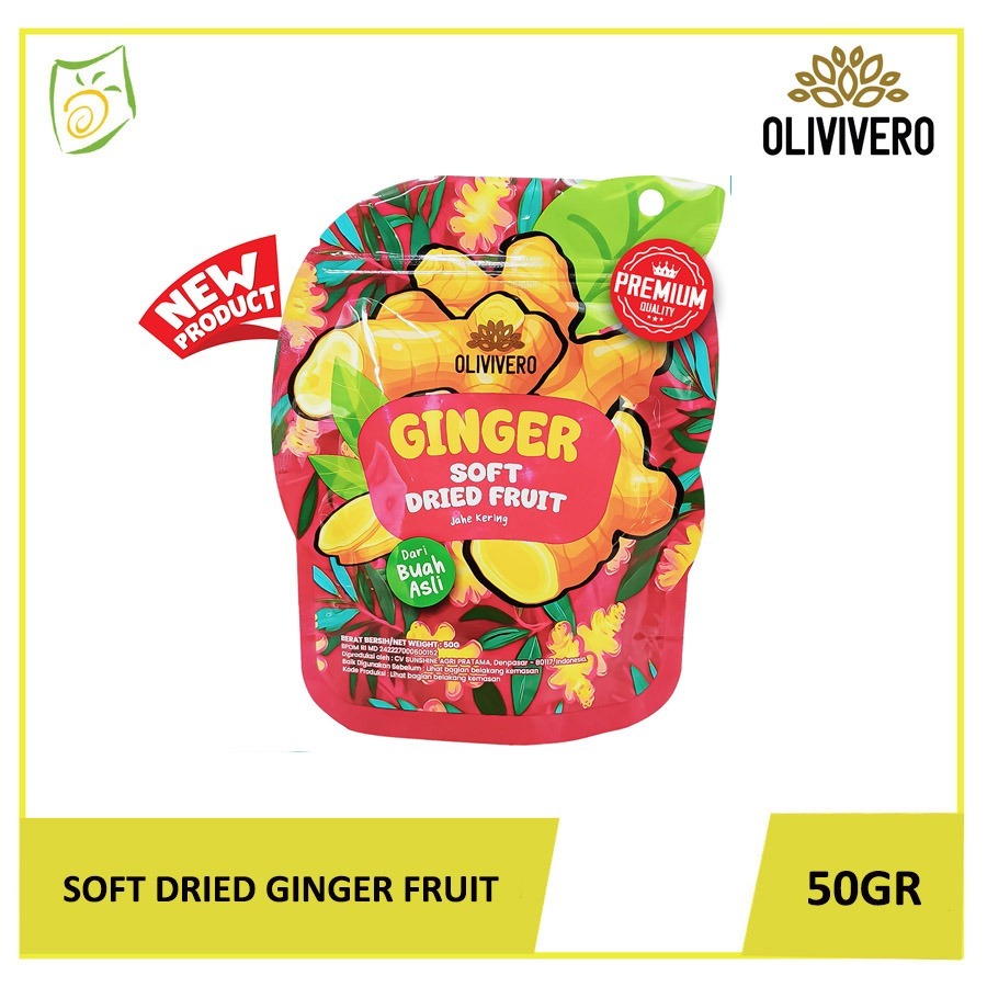 

OLIVIVERO Soft Dried Ginger 50gr