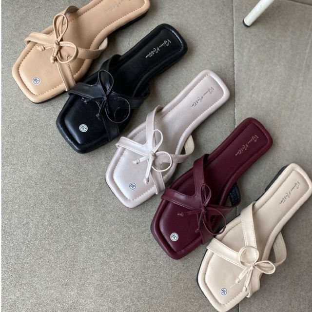 Vision Martin - Sandal Flat Wanita | sendal teplek wanita terbaru Veronica