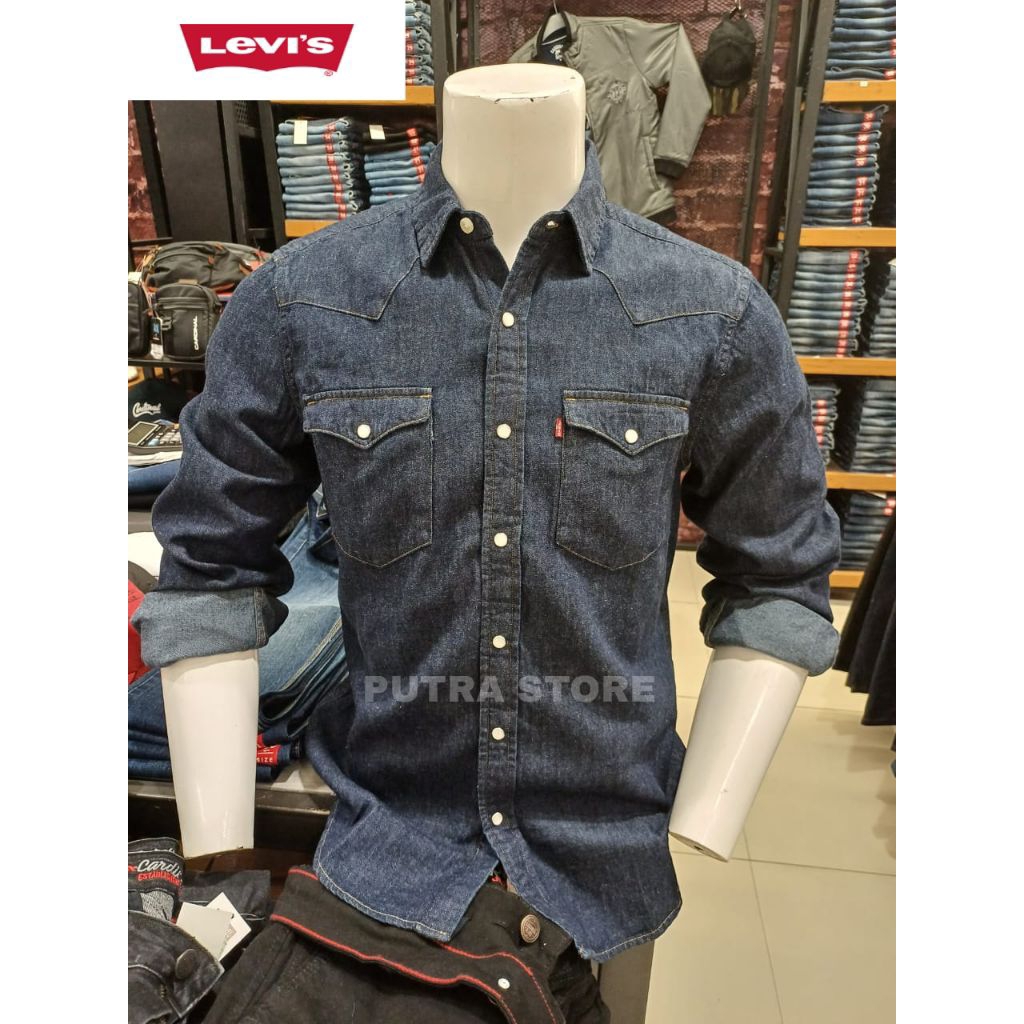 KEMEJA PRIA MERK LEVIS ORIGINAL PREMIUM QUALITY
