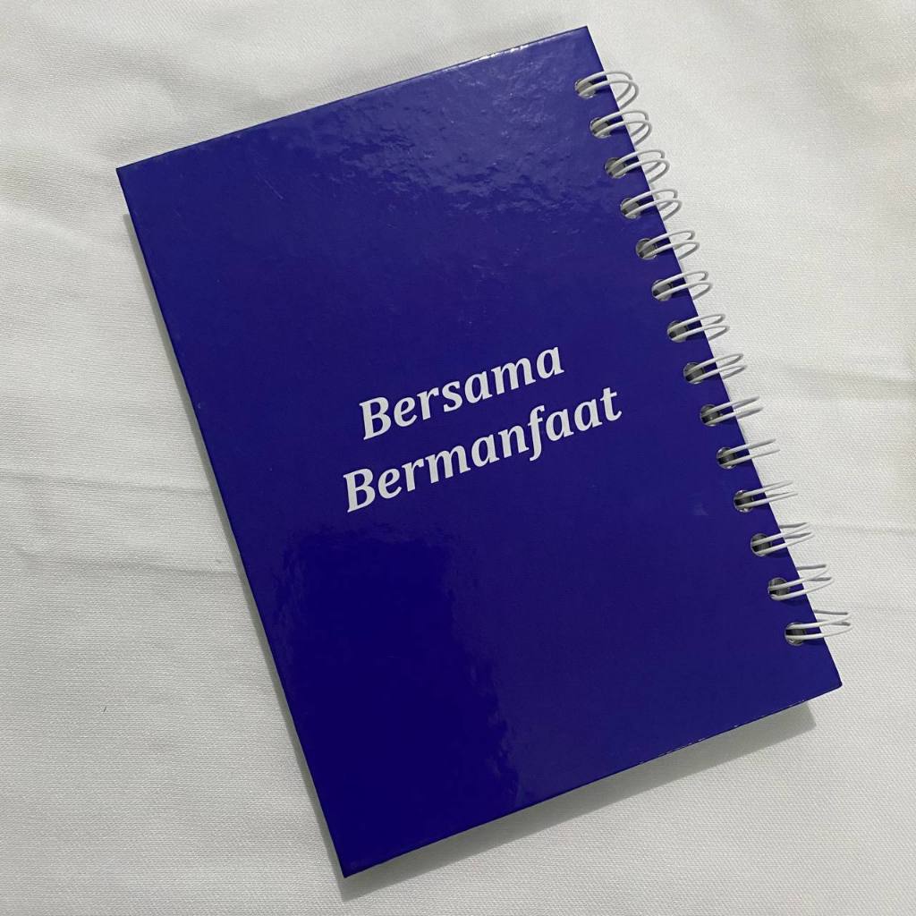 

Custom Notebook Spiral A5 / Buku Agenda Kerja Spiral / Notebook Custom Uk A5 / Buku Spiral Hard Cover