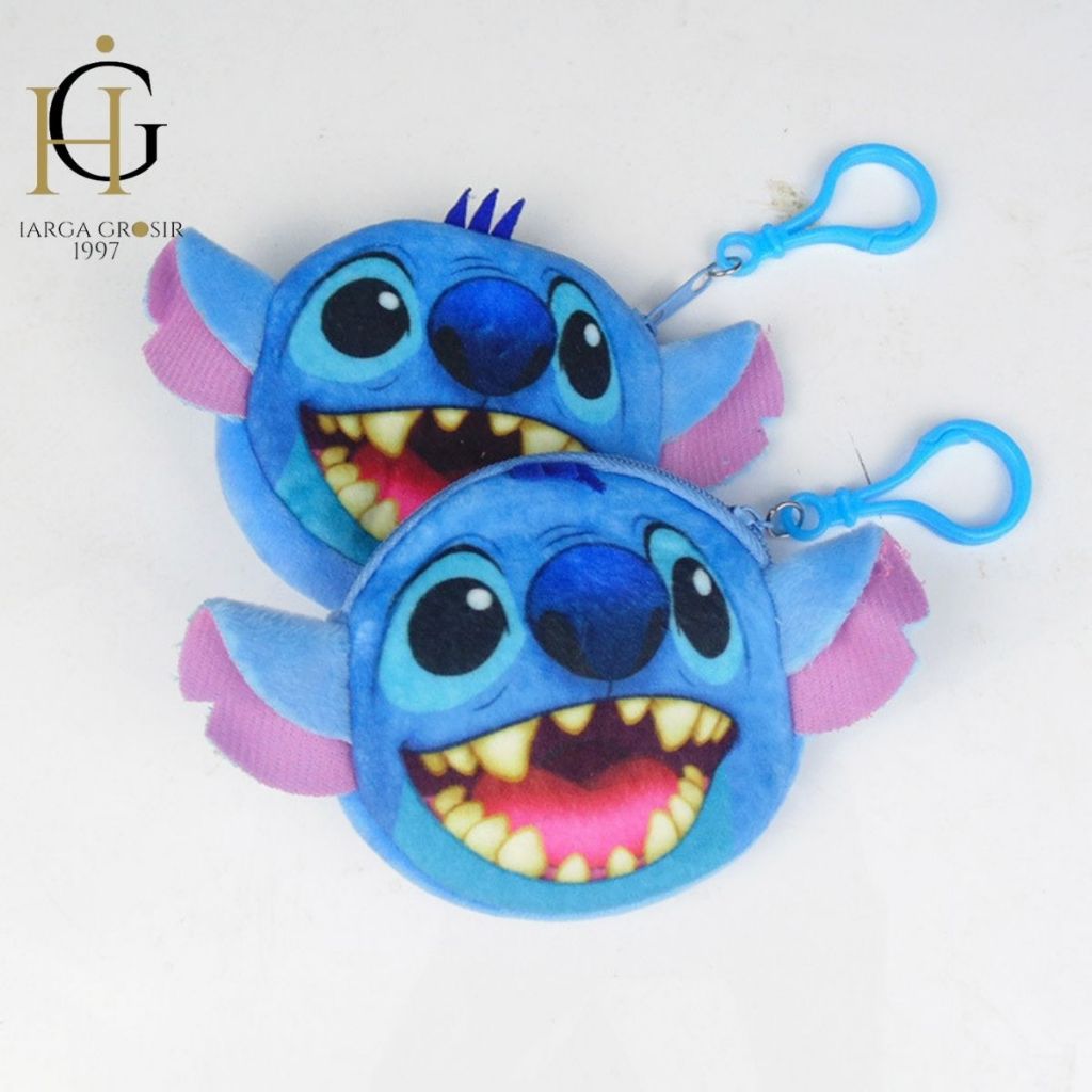 POUCH KOIN KAIN STITCH KP-1920 tempat uang koin kartun/ tepak uang koin receh