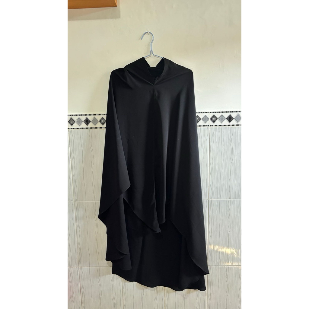 JILBAB SYARI WARNA HITAM (A011)