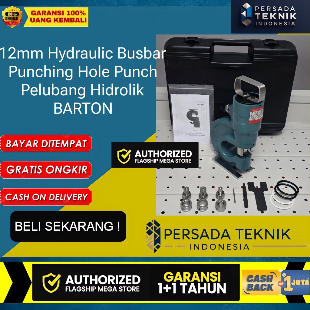 

12mm Hydraulic Busbar Punching Hole Punch Pelubang Hidrolik BARTON