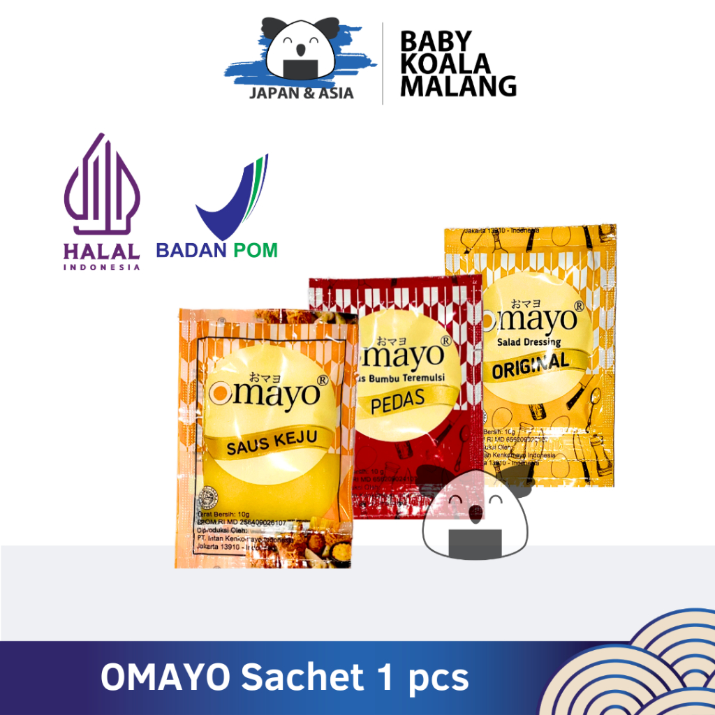 

OMAYO Mayo Pedas 1 pcs Halal │ Mayonnaise Spicy;