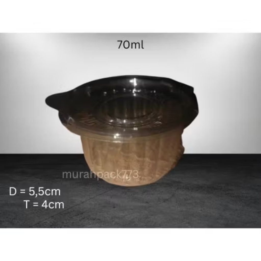 1 pack (50 pcs) cup sauce/puding/mika/cup sauce/tempat puding/ sauce
