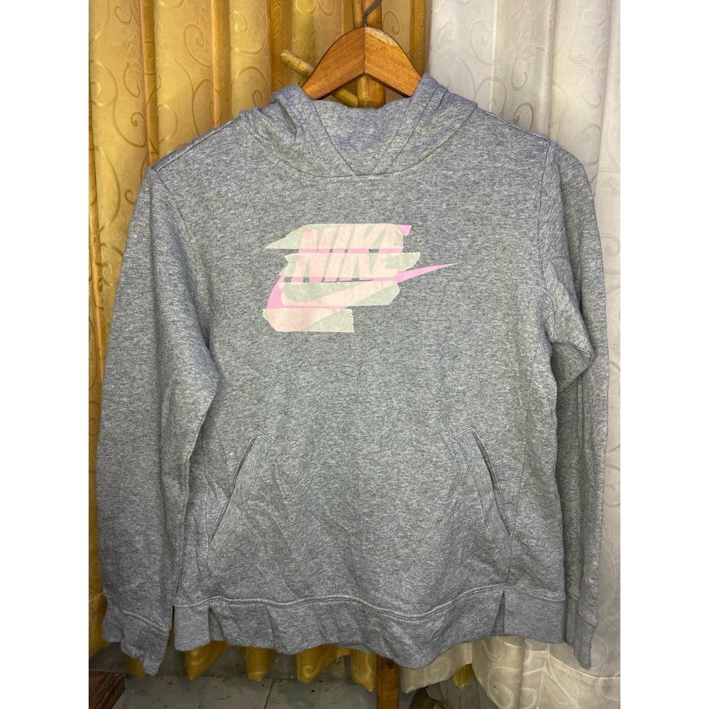 crewneck hoodie anak cewek nike size 12-15 th preloved