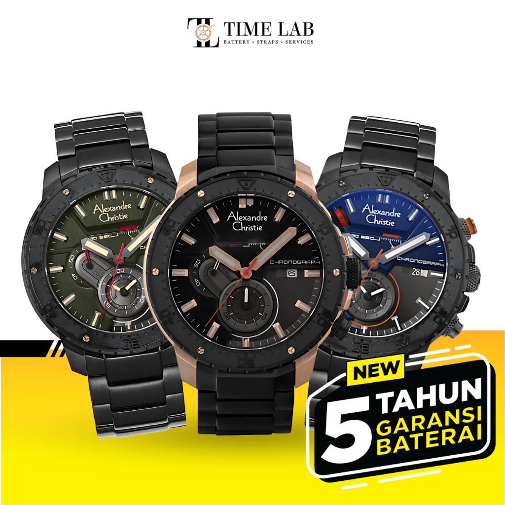 JAM TANGAN PRIA ALEXANDRE CHRISTIE AC6627MC / AC 6627 MC / AC6627 ORIGINAL TIMELAB