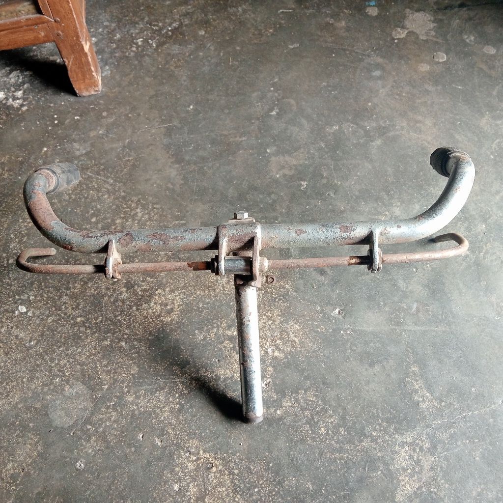 setir otomatis sepeda onthel tua ketrikan baru Gazelle